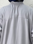 Zemheri  Metal Düğmeli Yırtmaçlı Tunik-GS531 Gri