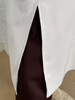 Zemheri  Metal Düğmeli Yırtmaçlı Tunik-GS531 Taş
