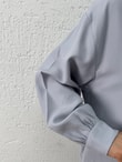 Zemheri  Metal Düğmeli Yırtmaçlı Tunik-GS531 Gri
