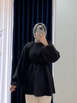 Zenita Reglan Kol Tunik-BN4175 Siyah