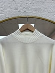 Zinnur Geniş Kol Triko Tunik-KR5076 Ekru