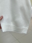 Zinnur Geniş Kol Triko Tunik-KR5076 Ekru