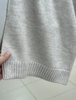 Zinnur Geniş Kol Triko Tunik-KR5076 Taş