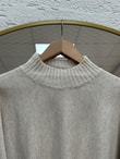 Zinnur Geniş Kol Triko Tunik-KR5076 Taş