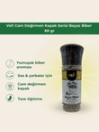 Vafi Cam Değirmen Kapak Serisi Beyaz Biber 60 grMemleket Gurmesi
