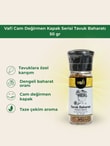Vafi Cam Değirmen Kapak Serisi Tavuk Baharatı 50 grMemleket Gurmesi