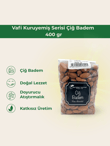 Vafi Kuruyemiş Serisi Çiğ Badem 400 grVafi