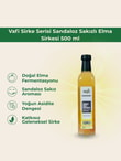 Vafi Sirke Serisi Sandaloz Sakızlı Elma Sirkesi 500 mlMemleket Gurmesi