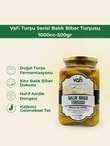 Vafi Turşu Serisi Balık Biber Turşusu 1000cc-500grMemleket Gurmesi