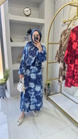 Batik Bluzu Valonlu Etekli Takım