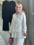 Büyük Çiçekli Piliseli Scuba Takım