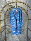 Desenli Kimono Pantolonlu Takım