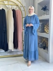 Düz Şifon Elbise