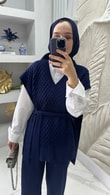 Elhenda Pelerin Triko Takım