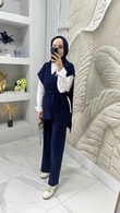Elhenda Pelerin Triko Takım