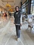 Elhenda Pelerin Triko Takım