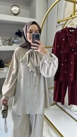 Fularlı Taşlı Takım