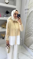 Garnili Pilise Detaylı Gömlek