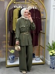Gold Düğmeli Cepli Takım