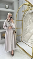 Hilorya Çizgili Elbise