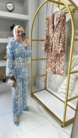 Lepoar Desenli Kimono Takım