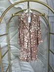 Lepoar Desenli Kimono Takım