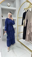 Minel Katlı Elbise