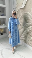 Pastel Fırfır Elbise