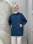 Robası Zımba Detaylı Ceket