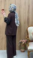Sandra Garni Bağcıklı Takım 