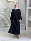 Yaprak Desenli Elbise