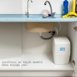 AQUA BELLA Agena Plus Pompalı 8 LT NSF Tanklı Su Arıtma Cihazı Filmtec Membranlı Beyaz