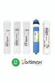 Ortimax Su Arıtma Cihazı Uyumlu 5li Filtre Set