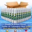 Purefer Su Arıtma Filtresi Purefer 10'' Tatlandıcı Filtre 25 Adet