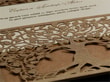 Ahşap Desenli Lüks Davetiye