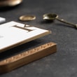 Altın Yaldızlı Premium Lüks Davetiye