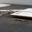 Altın Yaldızlı Premium Lüks Davetiye