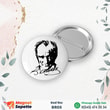 Atatürk Silüetli İmzalı Buton Rozet