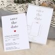 Aydınger Zarflı Save The Date Düğün Davetiyesi