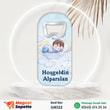Bebekli Hoş Geldin Uzun Magnet
