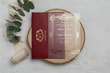 Bordo Zarflı Şeffaf Davetiye