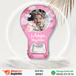 Fotoğraflı Pembe Hoş Geldin Magnet
