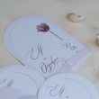 Lale Temalı Oval Boho Davetiye