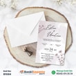 Minimal Çiçekli Soft Davetiye