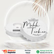 Modern Yuvarlak Düğün Magnet