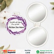 Mor Sümbüllü Cep Aynası