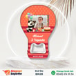 Pandalı Kırmızı Doğum Günü Magnet