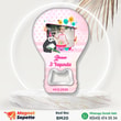 Pandalı Pembe Doğum Günü Magnet