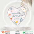 Papatyalı Kalp Magnet Açacak