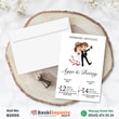Sevimli Gelin Damat Davetiye Modeli